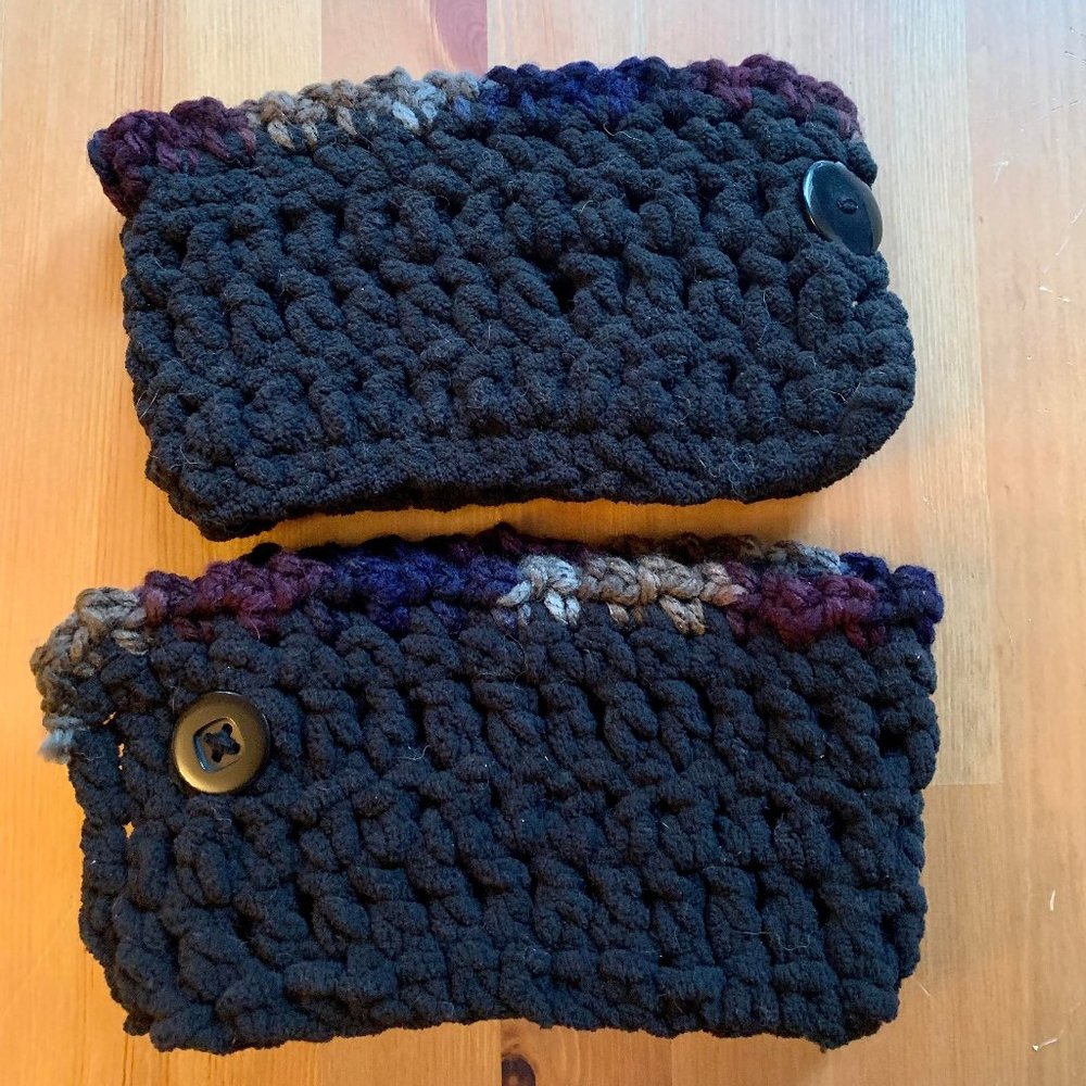 Handmade boot sock toppers